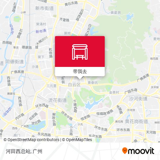 河田西总站地图