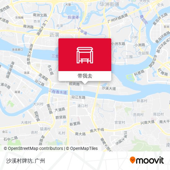 沙溪村牌坊地图