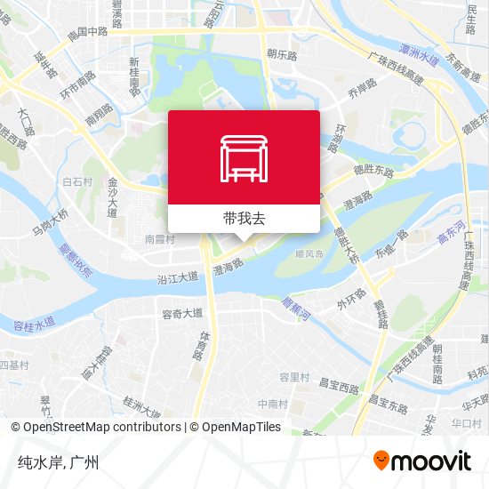 纯水岸地图