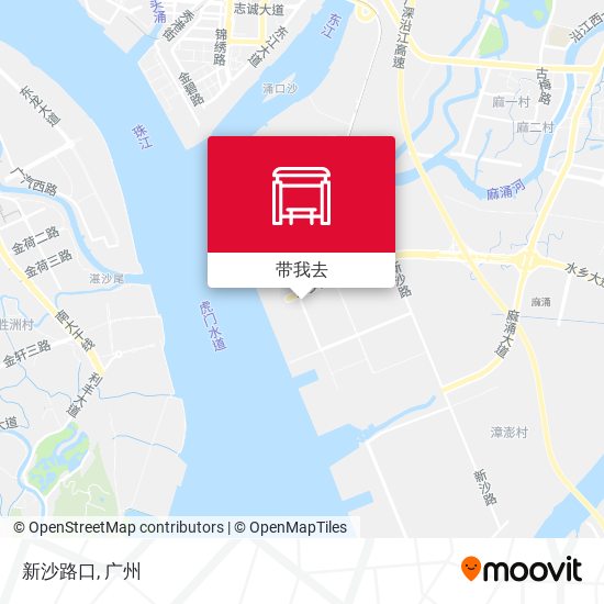 新沙路口地图