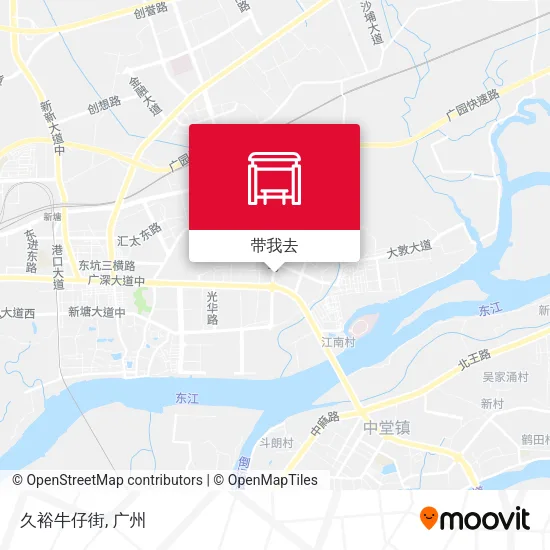 久裕牛仔街地图