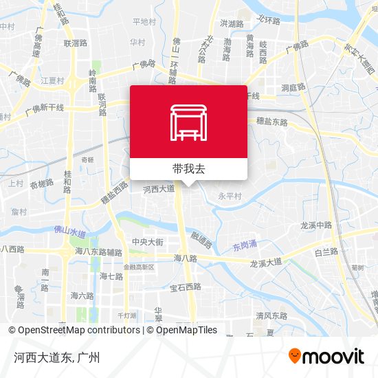 河西大道东地图