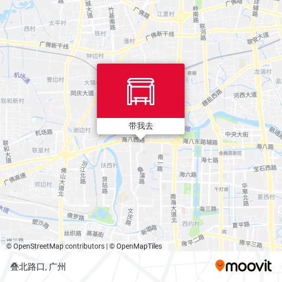 叠北路口地图