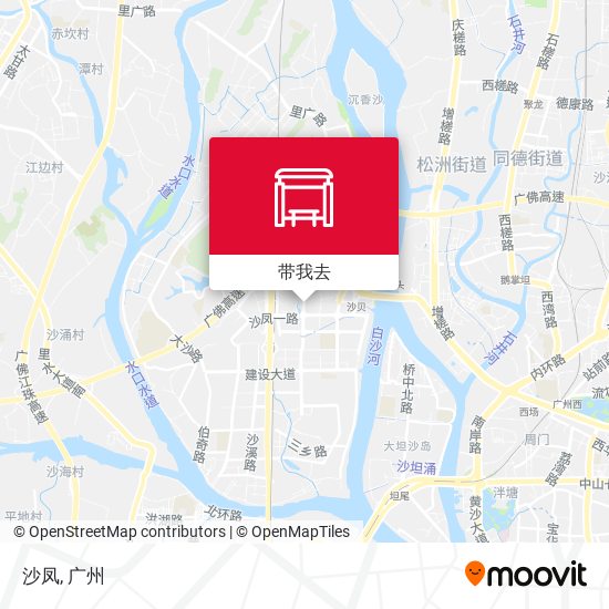 沙凤地图