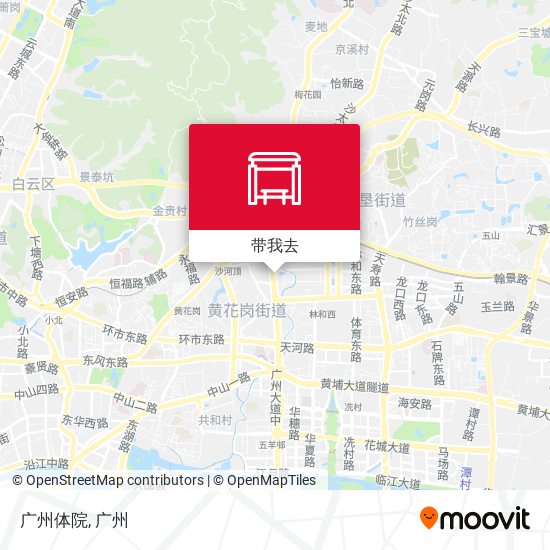 广州体院地图