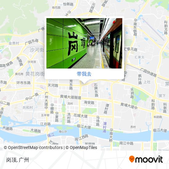 岗顶地图