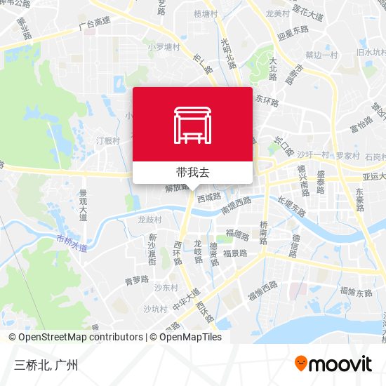 三桥北地图