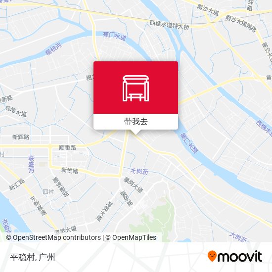平稳村地图