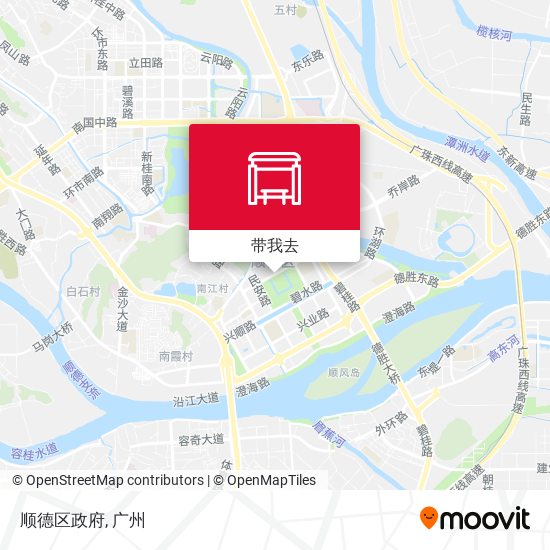 顺德区政府地图
