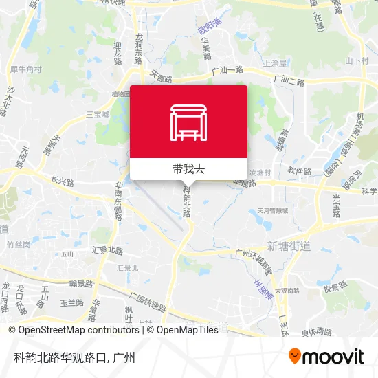 科韵北路华观路口地图