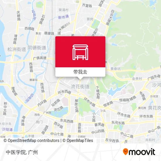 中医学院地图