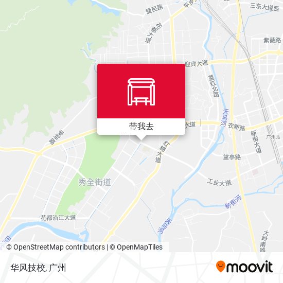 华风技校地图