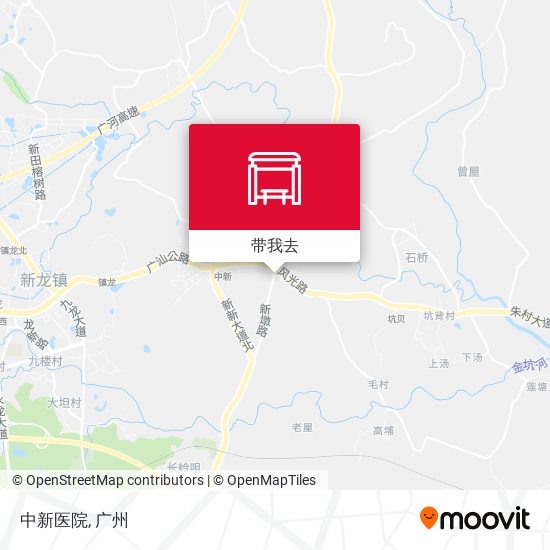 中新医院地图