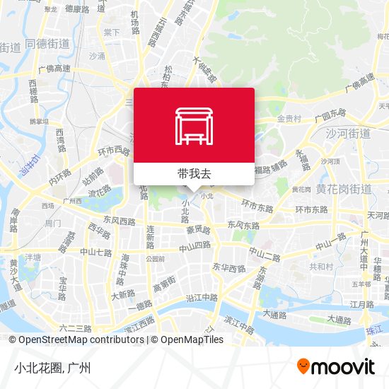 小北花圈地图