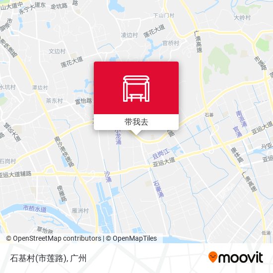 石基村(市莲路)地图