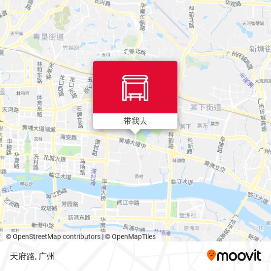 天府路地图