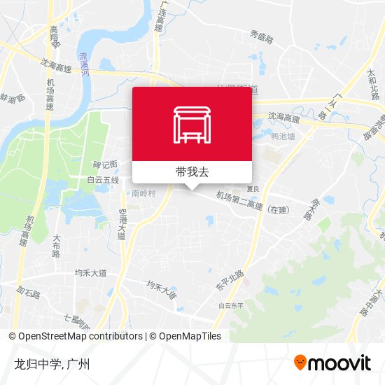 龙归中学地图