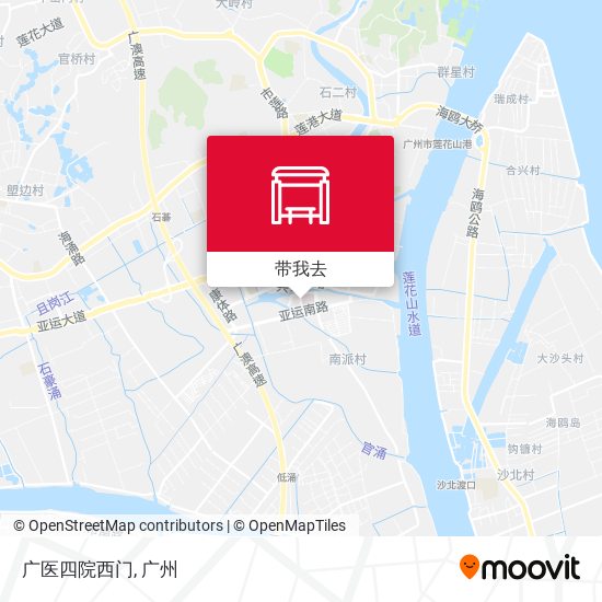 广医四院西门地图