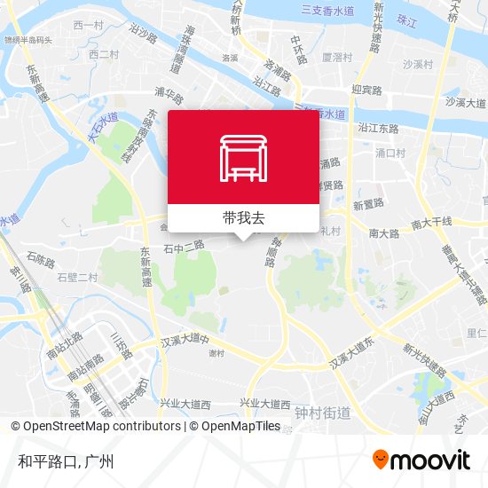和平路口地图