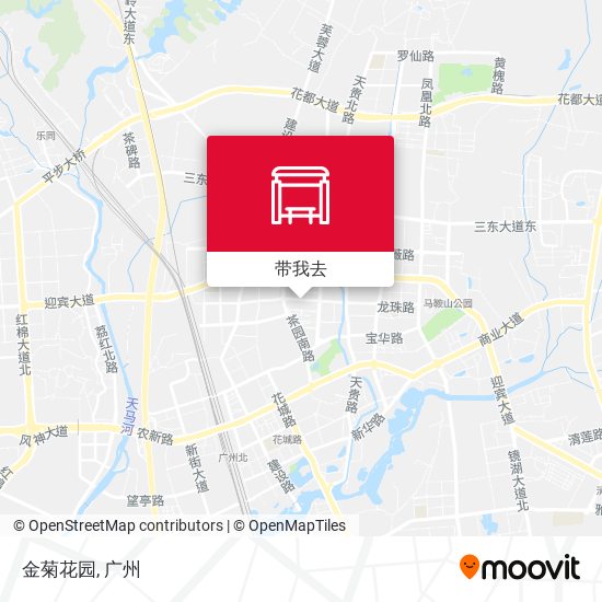 金菊花园地图