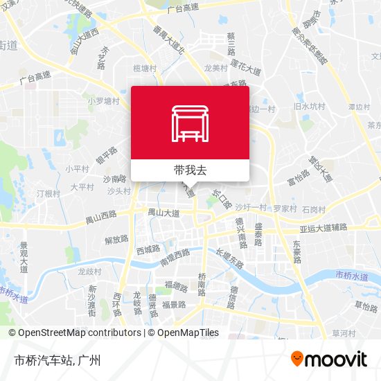 市桥汽车站地图