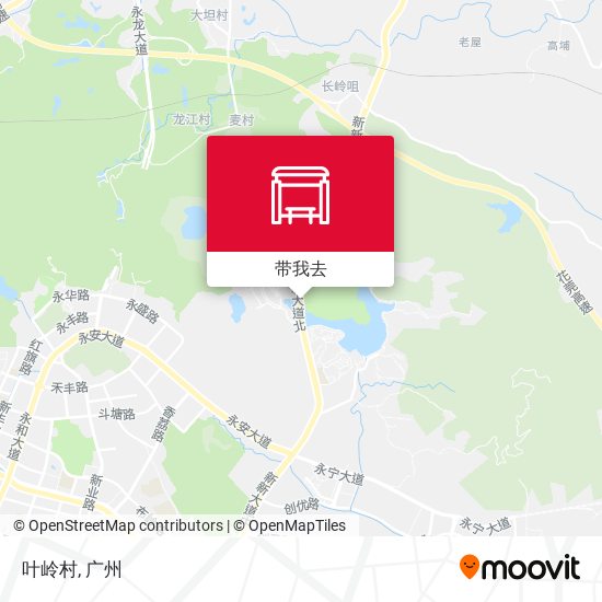 叶岭村地图
