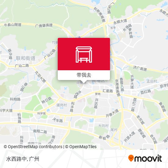 水西路中地图