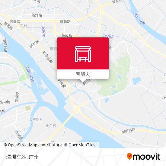 潭洲车站地图