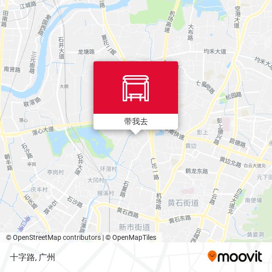 十字路地图