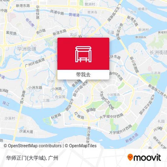 华师正门(大学城)地图