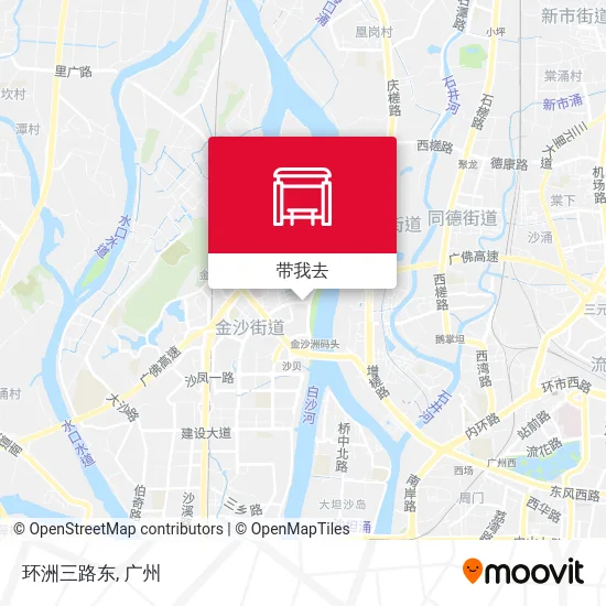 环洲三路东地图