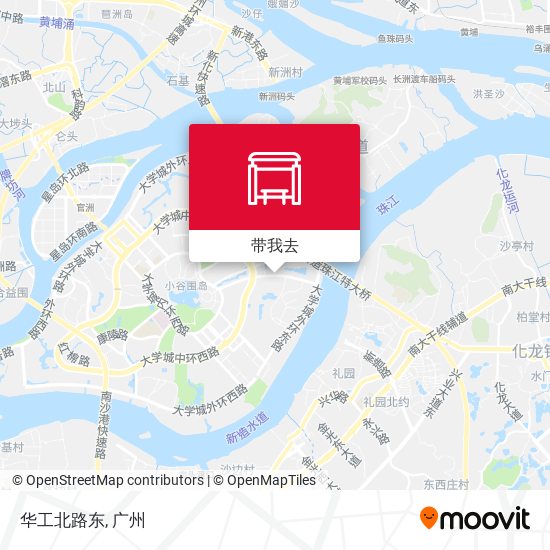 华工北路东地图