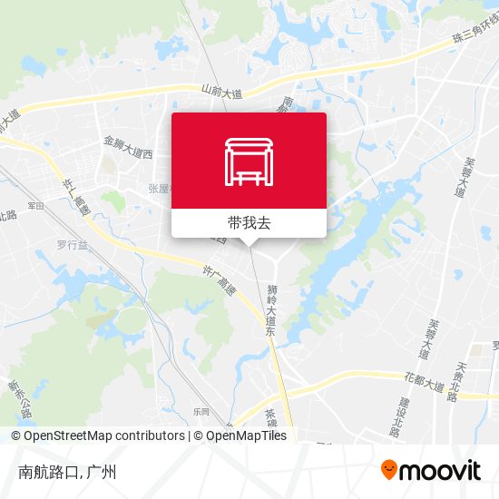 南航路口地图