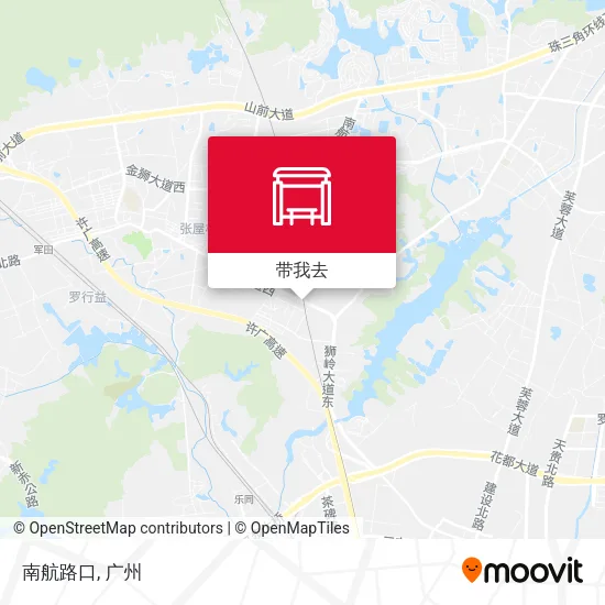 南航路口地图