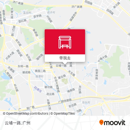 云埔一路地图