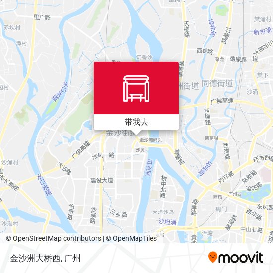 金沙洲大桥西地图
