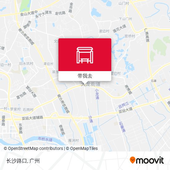 长沙路口地图