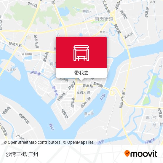 沙湾三街地图