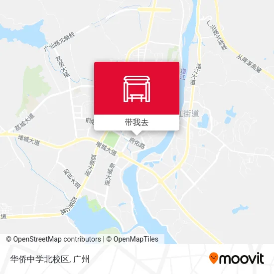 华侨中学北校区地图