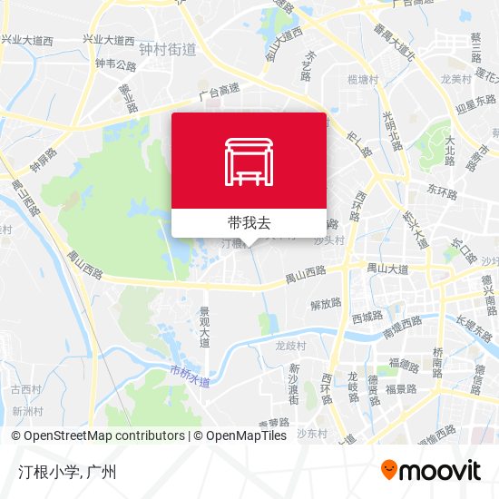 汀根小学地图