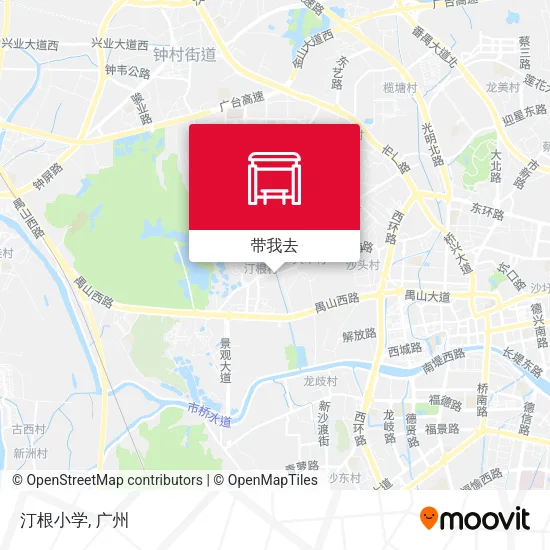 汀根小学地图