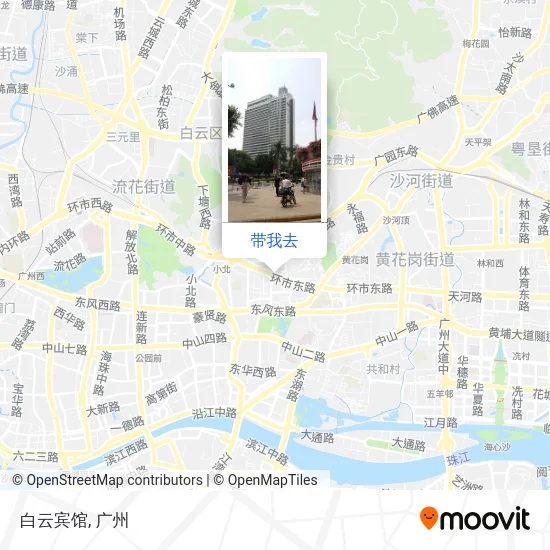 白云宾馆地图