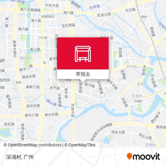 深涌村地图