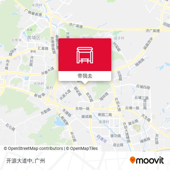 开源大道中地图