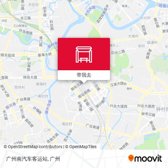 广州南汽车客运站地图