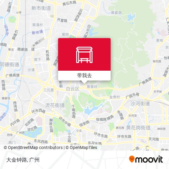 大金钟路地图