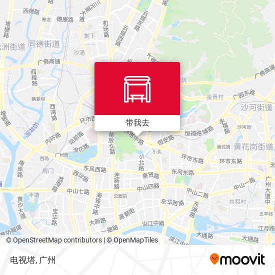 电视塔地图
