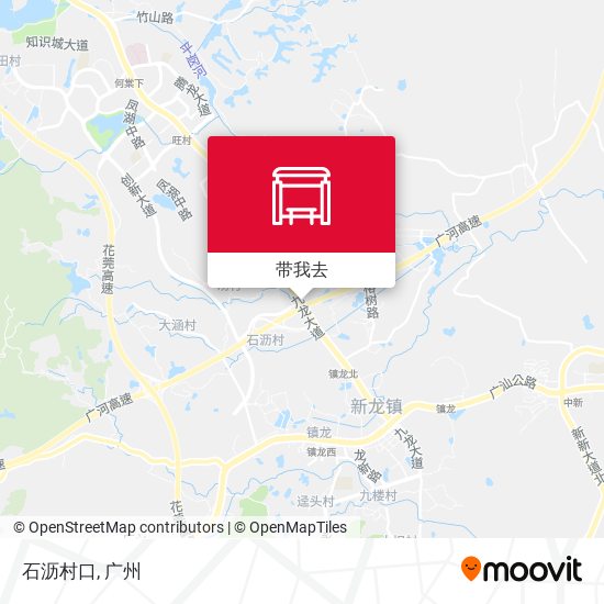 石沥村口地图