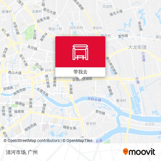 清河市场地图