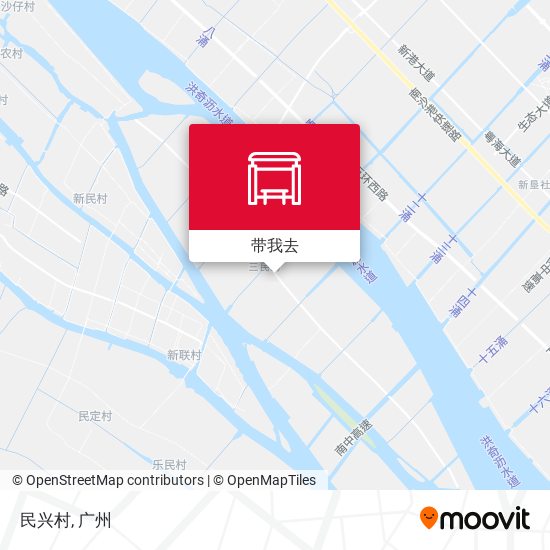 民兴村地图